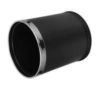 Healeved Papelera Redonda de Acero Inoxidable Doble Capa 10L Cubo de Basura Profesional Ignífugo para Oficina Hogar y Hotel Papelera de Baño y Reciclaje Resistente y Versátil