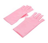 Healeved Paquete de 2 Suministros para Decoración de Uñas: Guantes Uv Guantes Uv para Uñas de Gel Guantes de Manicura