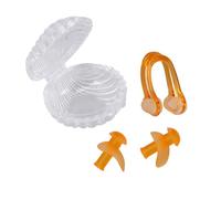 Healeved para Los Y Pinza Nasal de Silicona Supersuave para Natación Accesorios para Natación Color Naranja