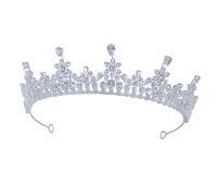 Healeved para Novia con Zirconia Tocado para Boda Elegante y Ligero Diadema Nupcial para Damas Accesorio de Pelo para Princesas Decoración de Bodas