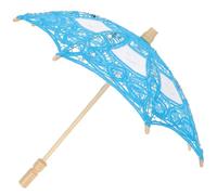 Healeved Paraguas Infantil Mango De Madera Paraguas Vintage para Niña Accesorio De Boda para Fiestas De Jardín y Desfiles De Moda