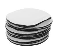 Healeved Parche Autoadhesivo Redondo de 100 Mm Negro, 12 Unidades, Reutilizable Cierre de Gancho y Bucle para Uniforme de Árbitro, Adecuado para Ropa, Mochilas y Eventos Deportivos