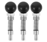 Healeved Pasador de Bloqueo para Equipo de Fitness de Acero M20*10L110Mm Perilla de Resorte Ajuste Rápido 3 Unidades para Máquina de Pesas y Gimnasio Accesorio Resistente para