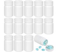 Healeved Pastillero Portátil 20 Compartimentos Caja Botiquín Impermeable Bote Pastillas Plástico 50 Ml Organizador Medicamentos Para Viaje Hogar