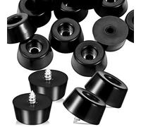 Healeved Patas de Goma Antideslizantes con Tornillos Inoxidables 40 Unidades para Tablas de Cortar Sillas y Muebles Ligeros Pies con Absorción de Impactos para Protección y Nivelación