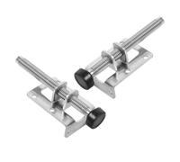 Healeved Patas Niveladoras Ajustables 2 Piezas y Tornillos de Fijación Función Antideslizante para Muebles y Armarios de Acero para Banco de Trabajo y Gabinete