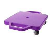 Healeved Patinete Sentado Ruedas de Plástico y Manillar Seguro, Diseño Cómodo y Color Púrpura Adecuado para Actividades de Gimnasio y Educación Física