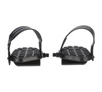 Healeved Pedales para Bicicleta Estática 1 Par Pedales de Plástico Resistentes Abrasión Accesorios para Ciclismo Indoor Compatibles Bicicletas de Gimnasio Uso Doméstico y Entrenamiento