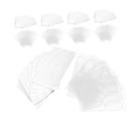 Healeved Pegatina de Parche para Orejas de Elfo, Cinta Correctora Invisible de Silicona, 120 Unidades, Transparente y Esmerilada, Corrección Vertical para Orejas Prominentes, Uso Cosmético