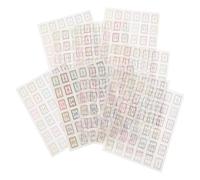 Healeved Pegatinas de Fecha Adhesivas para Diario y Agenda 12 Hojas Números Colores Degradados Decoración Funcional para Cuadernos Planificadores y Seguimiento de Hábitos