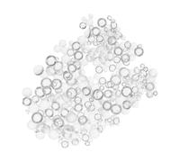 Healeved Pegatinas de Resina Forma de Gota de Agua, Gotas Redondas de Resina para Manualidades, Autoadhesivas, Redondas, Realistas, 1050 Piezas, para DIY y Tarjetas