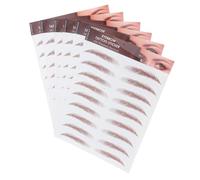Healeved Pegatinas Temporales 3d Para Cejas Auténticas Transferencia De Agua Duraderas Para Mujeres