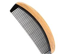 Healeved Peine Antiestático De Madera Natural y Cuerno, Peine Dentado Masajeador Para Mujer, Tamaño Estándar, Cuidado Del Cuero Cabelludo, Accesorios Para Peinar Cabello
