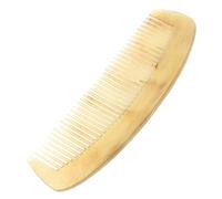 Healeved Peine Cuerno Natural Antihstatico Para Alisar y Prevenir Caída Cabello Compacto Masaje Cabelludo