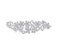 Healeved Peine De Novia Cristales Brillantes y Tocado Elegante Para Bodas De Novia y De Honor Accesorio De