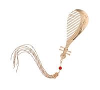 Healeved Peine Lateral Decorativo para Mujer Peine de Metal Resistente y Portátil Accesorio de Peinado Elegante con Diseño Tradicional Chino para Estilos Étnicos y Uso Diario