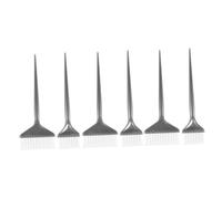 Healeved Peines y Cepillos Para Teñir El Cabello 6 Piezas Tamaño Pequeño 5 Cm y Grande 7 Cm Mango Largo Para Aplicar Tinte Profesional En Salones y Uso Doméstico