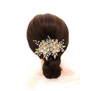 Healeved Peineta Retro Flores Tocado Nupcial Accesorio De Moda Para Cabello Peineta De Flores Para Bodas Adorno Creativo Para Novias