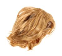 Healeved Peluca de Hombre Rubia Corta Sintética 1 Unidad Pelo Corto para Cosplay y Disfraces Eventos Fiestas