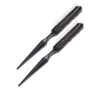 Healeved Peluca De Puntiaguda Para Mujeres Extensiones De Cabello Desenredantes Cepillo De Pelo Liso Estático Para Pelucas Color Negro
