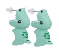 Healeved Pendientes de Animal en Forma de Dinosaurio para Mujer, Accesorios Oídos Diseño Creativo y Cadena Colgante, Ideales para Obsequio de Día Madre