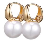 Healeved Pendientes De Artificiales Delicados Para Mujer Pendientes De Aro De Perlas Joyería De Moda Para Diario y Ocasiones Especiales