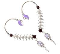 Healeved Pendientes de Serpiente Retro Aretes Trepadores Joyería Creativa Clip para Cómodo Accesorios para Mujeres Único Diseño Elegante