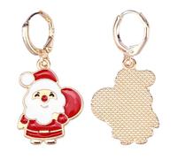 Healeved Pendientes Navideños de Papá Noel para Mujer Estilo de Moda Diseño Creativo de Joyería de Temporada para Fiestas de Navidad