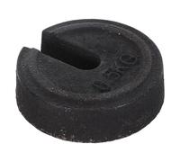 Healeved Pesa de Hierro Retro Ranurada de 0,5 Kg para Calibración Industrial y Equipos Ortopédicos, Peso Equilibrado y Estable para Entornos Clínicos