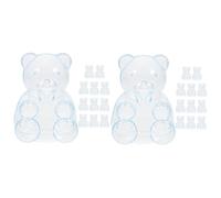 Healeved Piezas caja de dulces cajas pequeñas cajitas pequeñas candy box snackle box contenedores de bocadillos contenedor de dulces de boda Cajas de embalaje para fiestas PD Sky-blue