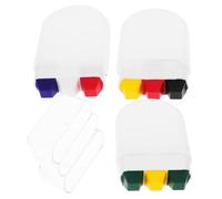 Healeved Pintura Facial para Fans 3 Piezas Bandera Nacional (alemania, Brasil, Francia) Pigmento de Maquillaje Patriótico, Colores Vibrantes, Fórmula Segura para Piel, Adecuado