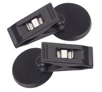 Healeved Pinzas Adhesivas para Coche 2 Unidades Clips Multifuncionales de PVC para Guardar Tickets Tarjetas de Acceso y Recibos Soporte Compacto para Organización en Vehículo