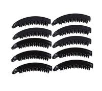 Healeved Pinzas Cabello Tipo Banana Dientes 12 Piezas Grande Color Negro Para Mujeres Cabello Grueso y Fino En Ducha y Yoga