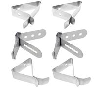 Healeved Pinzas para Termómetro de Café Ajustables Clip de Acero Inoxidable 304 Soporte para Sonda de Taza Paquete de 6 Unidades para Control de Temperatura en Cocina y Barbacoa