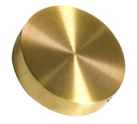 Healeved Pisapapeles Redondo de Latón Macizo 5 Cm, Peso para Caligrafía Tradicional, Accesorio de Oficina y Estudio, Suministro para Práctica de Caligrafía China, Diseño Sólido y Fácil