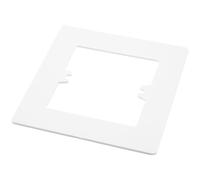 Healeved Placa de Pared para Interruptor 86 Tipo Cubierta Decorativa Blanca Espaciador de Luz Tapa de Orificio para Pared Placa Única Ligera para Mejoras Eléctricas y Hogar