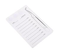 Healeved Placa Magnética Para Pestañas Paleta De Escala Organizador De Pestañas Postizas Herramienta Para Injerto De Para Salones De o Casa