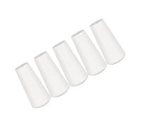 Healeved Pomo de Cordón de Madera Color Beige Claro 5 Piezas para Persianas de Bambú Accesorios para Cortinas Extremos de Tirador Soporte para Persianas Decoración para Sala y Dormitorio