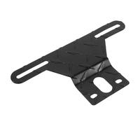 Healeved Portamatrículas Marco de Trasera de Metal Negro Soporte Decorativo de Coche Kit de Tornillos con Cubierta para Vehículos Modificados