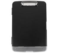 Healeved Portapapeles con Almacenamiento Lateral para Documentos A4 Resistente ABS 2 Compartimentos Color Azul Adecuado para Enfermería Oficina y Trabajos Administrativos