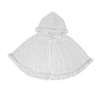Healeved Protección Solar para Niñas Disfraz de Encaje con Capucha Doble Transpirable para Niñas