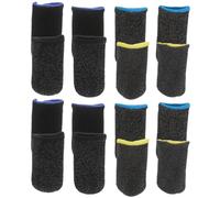Healeved Protectores De Dedos Finos para Juegos Móviles, Anti Sudor, Ultrafinos y Transpirables, Mezcla De Colores, 16 Unidades, Funda Flexible para Control Táctil, Talla Única