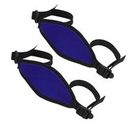 Healeved Protectores de Pelo para Gafas de Buceo 2 Piezas, Correas de Neopreno Azul 20x8 Cm, Cubierta Ajustable para Correa de Máscara de Natación, Accesorios para Buceo y Deportes