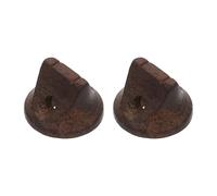 Healeved Puente para Erhu de Ébano 2 Piezas Accesorio Práctico y Ligero para Instrumento Tradicional Chino Suministro para Músicos y Amantes del Erhu Fácil Transporte y Uso