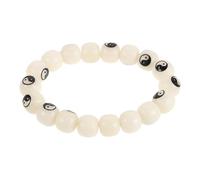 Healeved Pulsera Budista de Raíz de Bodhi 18 Cuentas Talladas, Herramienta de Meditación Fácil de Contar, Diseño Unisex Versátil para Feng Shui y Cumpleaños