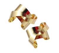 Healeved Pulsera Metálica Irregular Lazo Adorno Llamativo Muñeca Pulsera Metálica Para Mujer y Niña Diseño Creativo Dorado Para Uso Diario y Fiestas