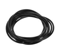 Healeved Pulseras de Silicona Negras 25 MM 100 Unidades Pulseras Finas para Mujer y Niñas Gomas Pelo Accesorio Versátil para Fiestas y Uso Diario