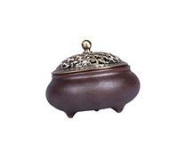 Healeved Quemadores De Incienso De Cerámica Herramientas De Ceramica Incienso Difusor De Aromas De Cerámica Incensario De La Vendimia Quemadores De Incensarios De Aroma Zen Bobina
