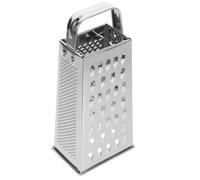 Healeved Rallador de Acero Inoxidable Multifuncional con Superficies para Rallar Cortar y Picar Mango Antideslizante para Cocina y Preparación de Verduras y Queso