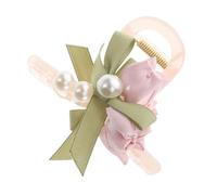 Healeved Rasguño de cabello tulipan Clip para peinados accesorios de moda pasadores antideslizantes para el cabello Pin de flores para el vestido de mujer barretas para el cabello paño rosa